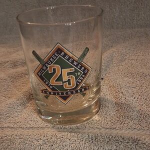 25th Anniversary Glass